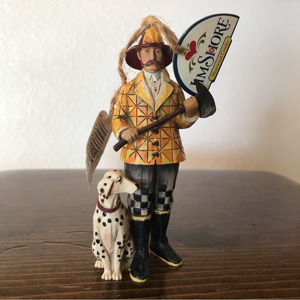 NEW Jim Shore Firefighter Ornament